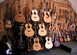 Brook Guitars Display Room
